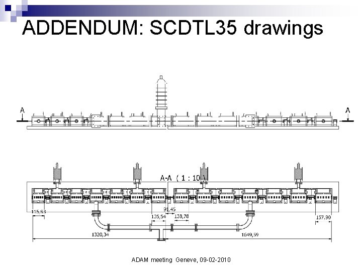 ADDENDUM: SCDTL 35 drawings ADAM meeting Geneve, 09 -02 -2010 