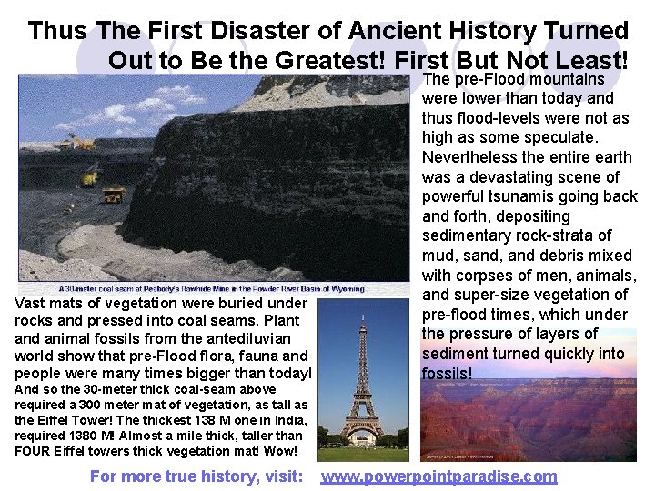 Thus The First Disaster of Ancient History Turned Out to Be the Greatest! First