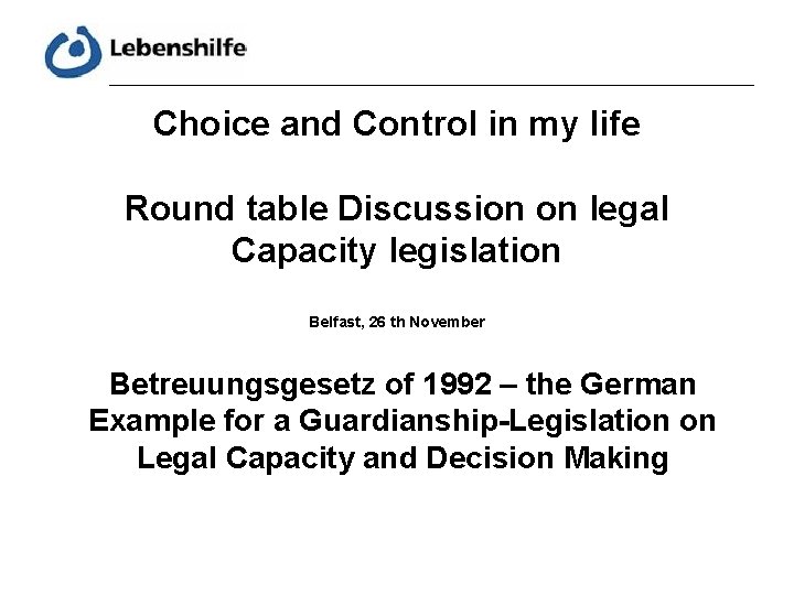 Choice And Control In My Life Round Table, Examples Of Round Table Discussion