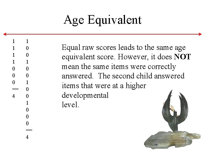 Age Equivalent 1 1 0 0 0 == 4 1 0 0 0 == Age Equivalent 1 1 0 0 0 == 4 1 0 0 0 ==