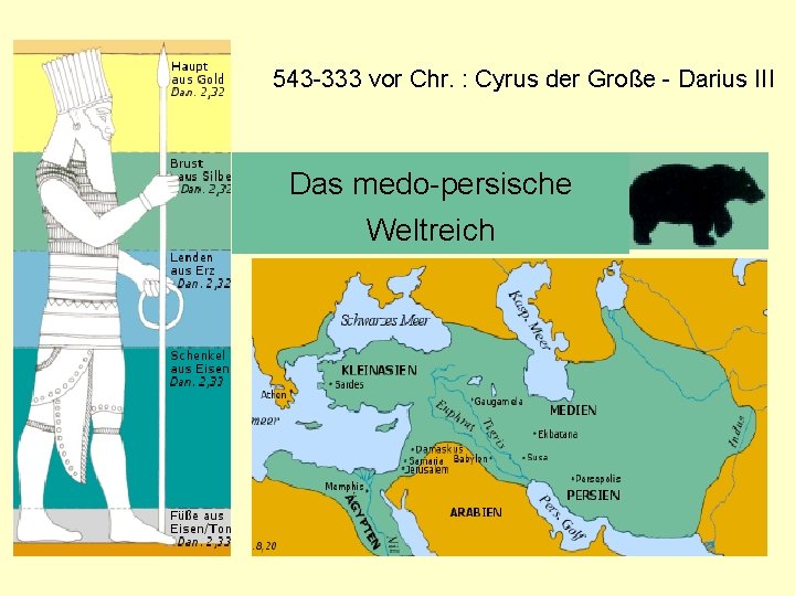 543 -333 vor Chr. : Cyrus der Große - Darius III Das medo-persische Weltreich