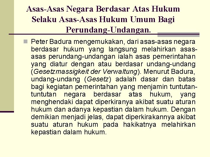 Materi Ke6 Pembentukan Peraturan Perundangundangan A Tujuan Instruksional