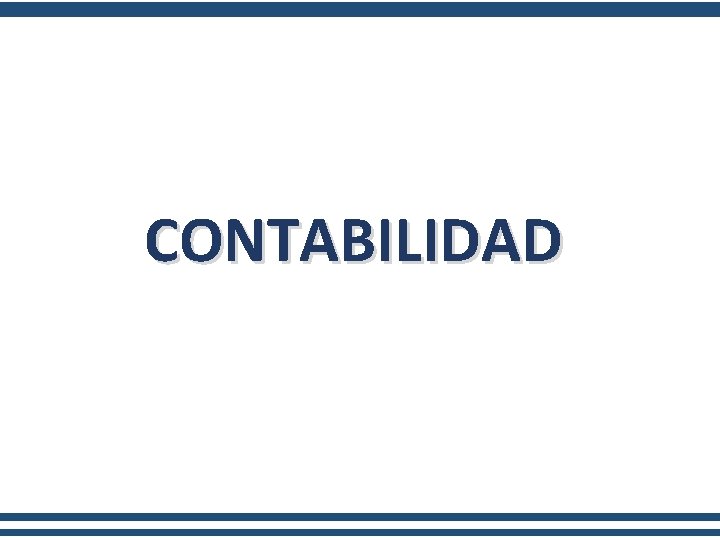 CONTABILIDAD 