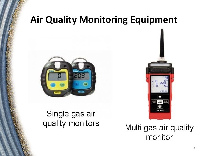 Air Quality Monitoring Equipment Single gas air quality monitors Multi gas air quality monitor