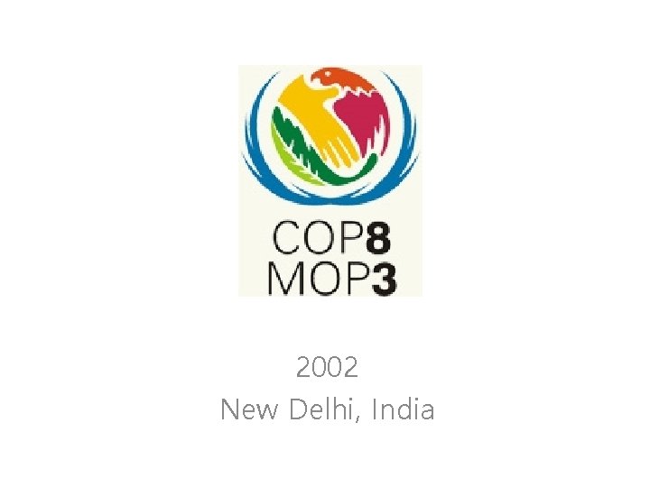 COP 8 2002 New Delhi, India 