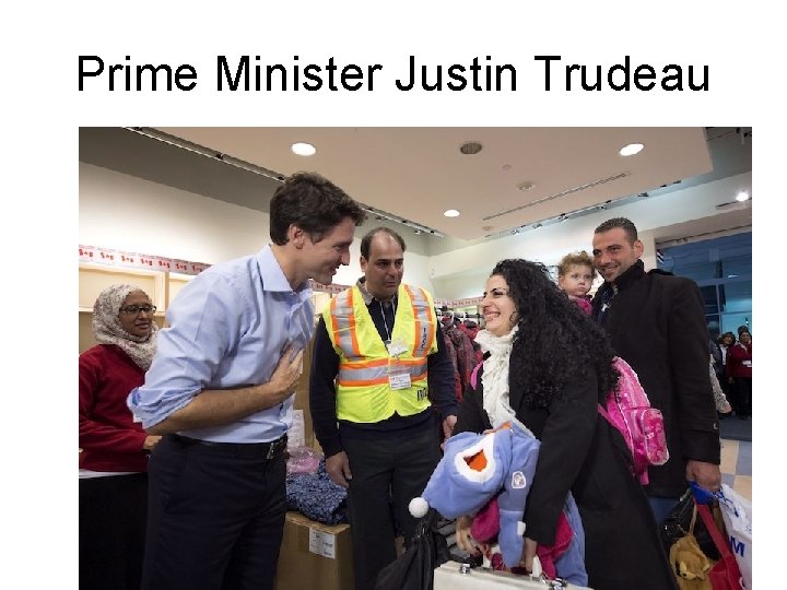 Prime Minister Justin Trudeau 