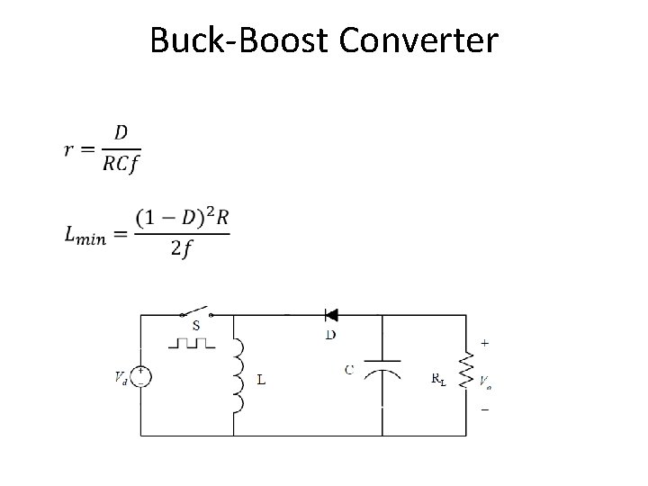 Buck-Boost Converter 