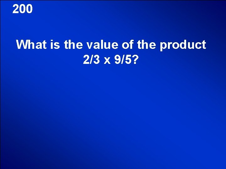 © Mark E. Damon - All Rights Reserved 200 What is the value of