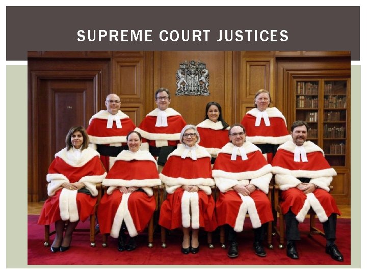 SUPREME COURT JUSTICES 