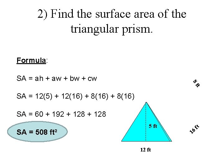 Rectangular Pyramid Surface Area Formula - Half Revolutions Volume Of A Triangular Pyramid Formula