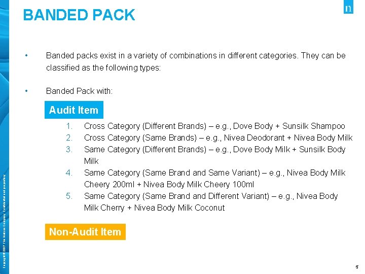 BANDED PACK • Banded packs exist in a variety of combinations in different categories.