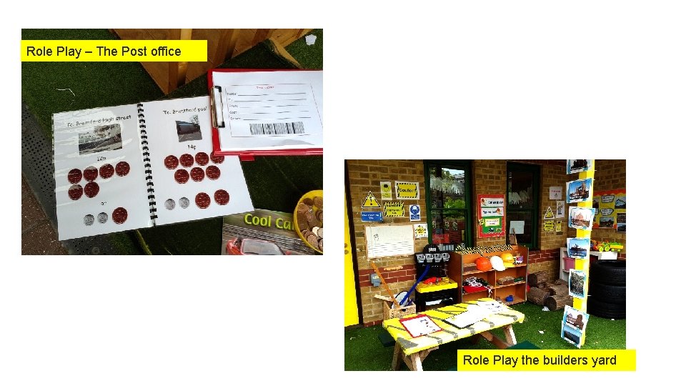 Role Play – The Post office Role Play the builders yard Role Play – The Post office Role Play the builders yard