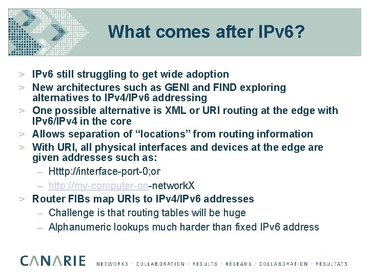 What comes after IPv 6? > IPv 6 still struggling to get wide adoption