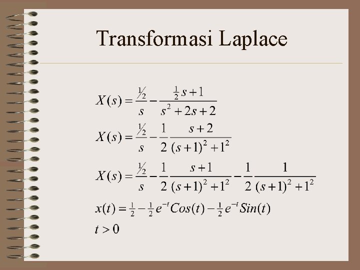 Transformasi Laplace 