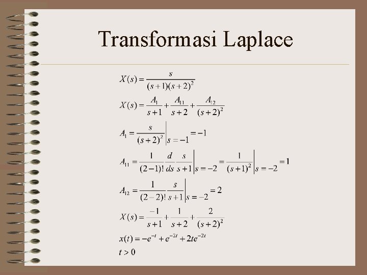 Transformasi Laplace 