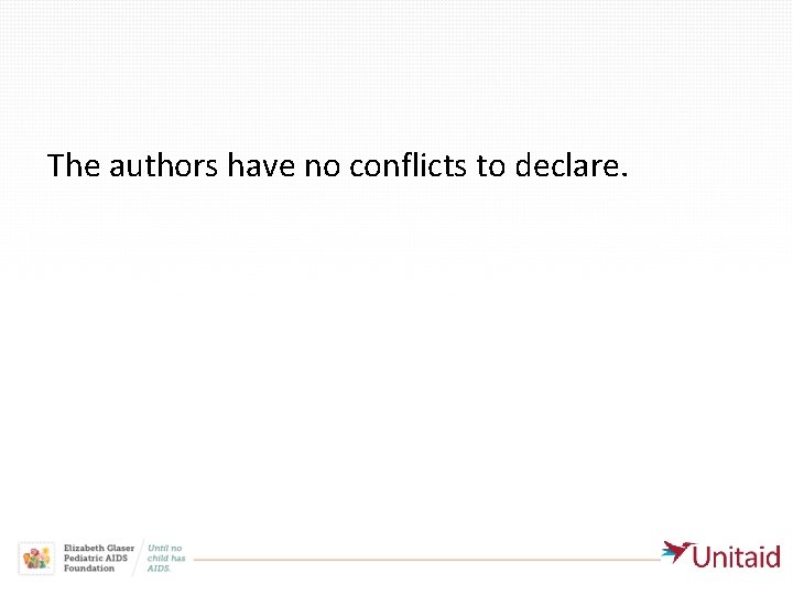 The authors have no conflicts to declare. 