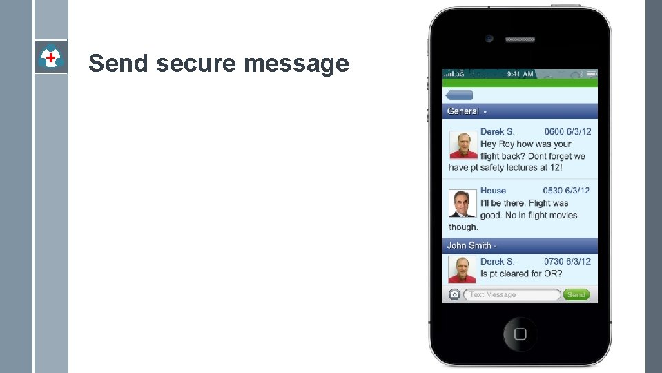 Send secure message 