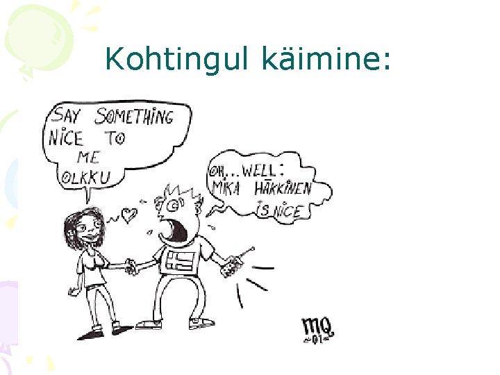 Kohtingul käimine: 