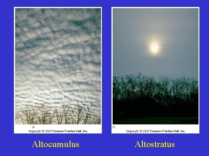 Altocumulus Altostratus 