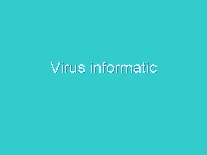 Virus informatic 