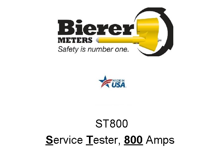 ST 800 Service Tester, 800 Amps 