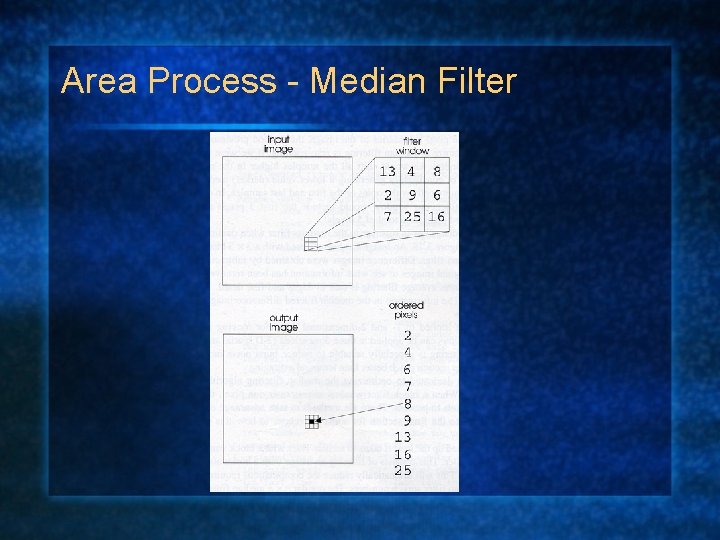 Area Process - Median Filter 