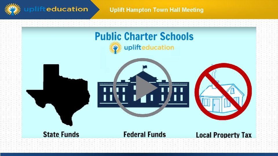 Uplift Hampton Town Hall Meeting Click to edit Master title style Click to edit