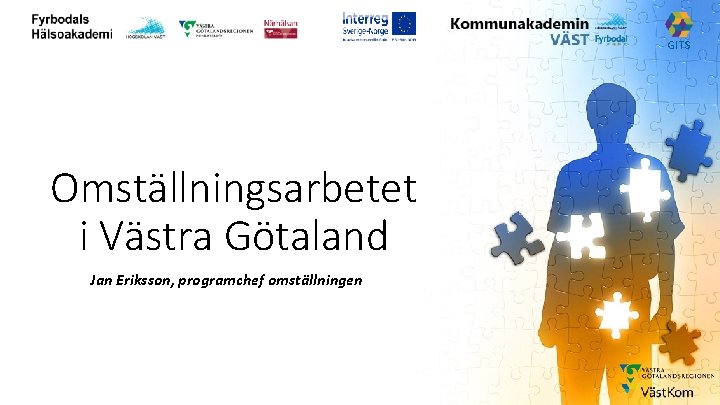 GITS Omställningsarbetet i Västra Götaland Jan Eriksson, programchef omställningen 