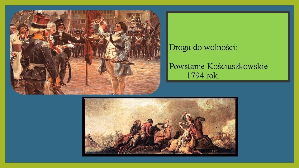 Droga do wolności: Powstanie Kościuszkowskie 1794 rok. 