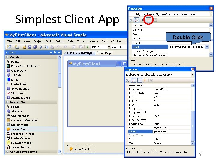 Simplest Client App Double Click 31 