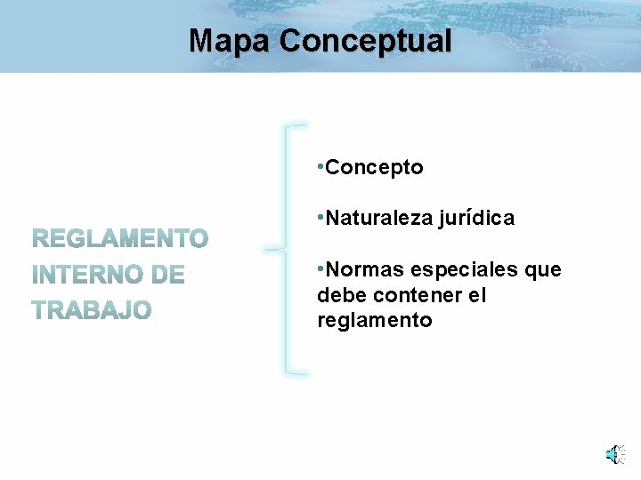 Mapa Conceptual • Concepto • Naturaleza jurídica • Normas especiales que debe contener el