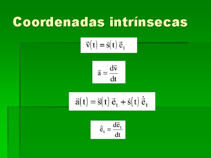 Coordenadas intrínsecas 