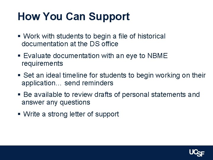How You Can Support § Work with students to begin a file of historical
