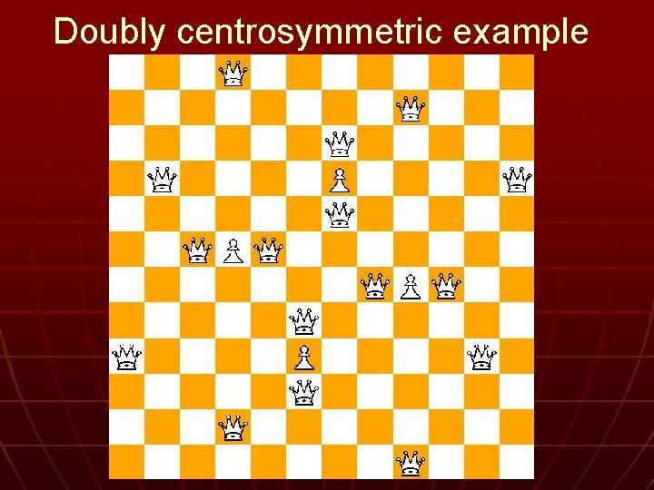 Doubly centrosymmetric example 