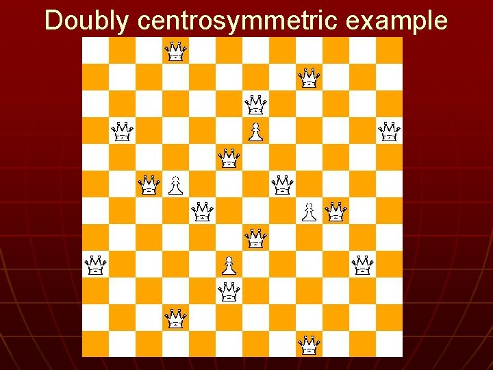 Doubly centrosymmetric example 