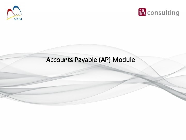 Accounts Payable (AP) Module 