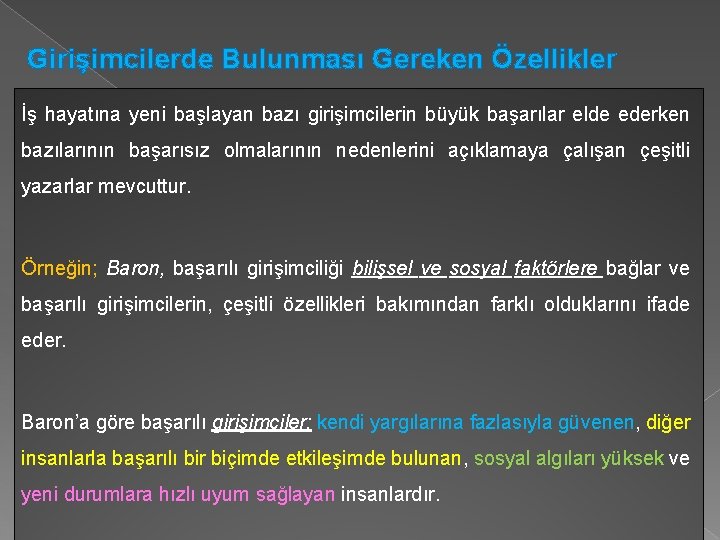Girişimcilerde Bulunması Gereken Özellikler İş hayatına yeni başlayan bazı girişimcilerin büyük başarılar elde ederken Girişimcilerde Bulunması Gereken Özellikler İş hayatına yeni başlayan bazı girişimcilerin büyük başarılar elde ederken