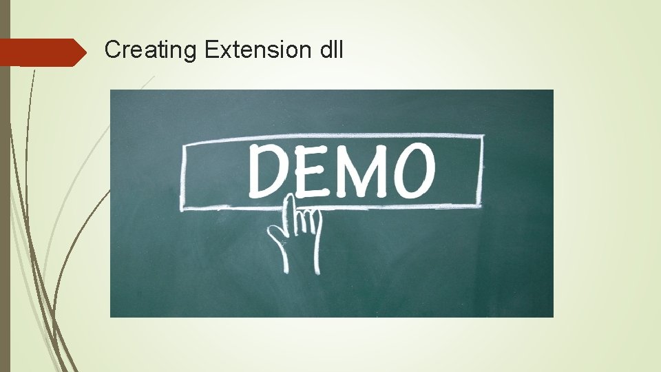 Creating Extension dll 