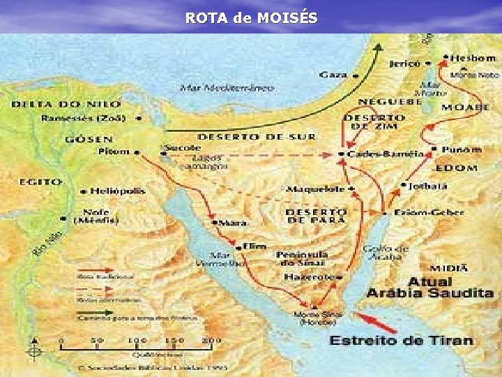 ROTA de MOISÉS 