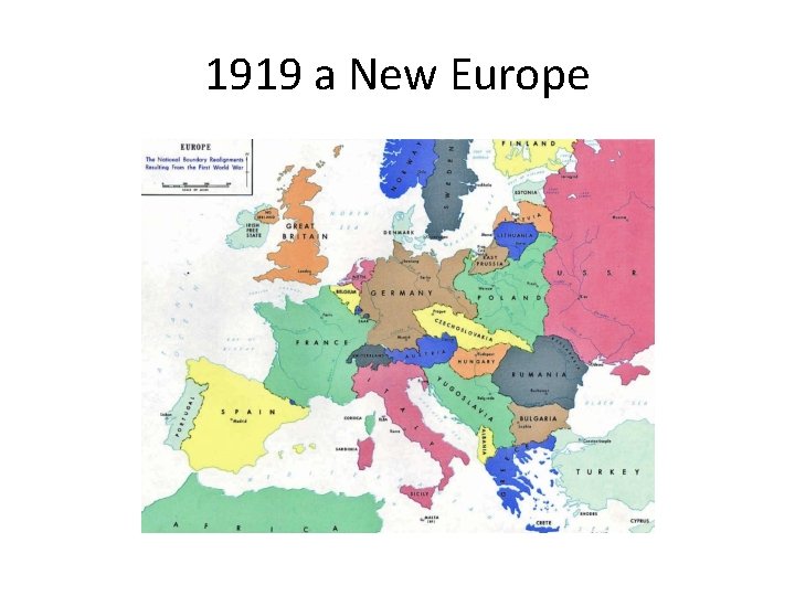 1919 a New Europe 