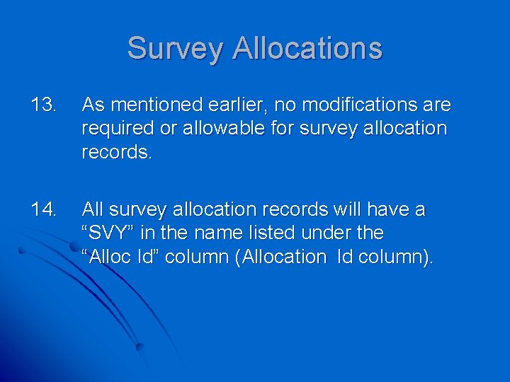 Wi Commodity Ordering System Allocations Tab Allocations Tab