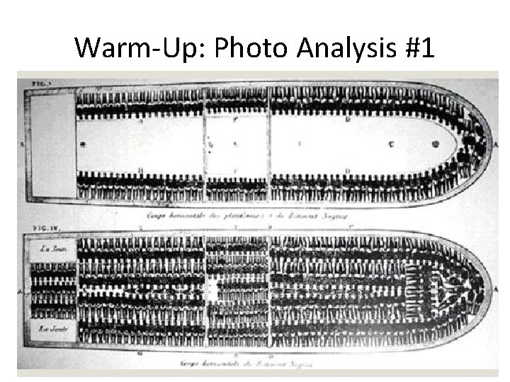 Warm-Up: Photo Analysis #1 
