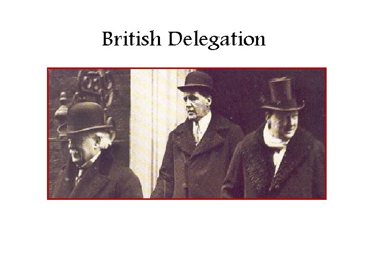 British Delegation 