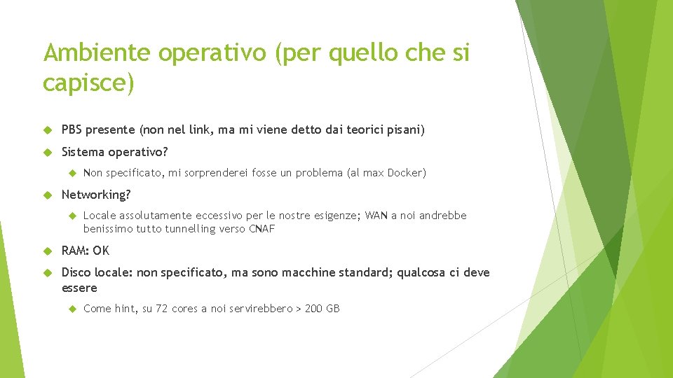 Ambiente operativo (per quello che si capisce) PBS presente (non nel link, ma mi