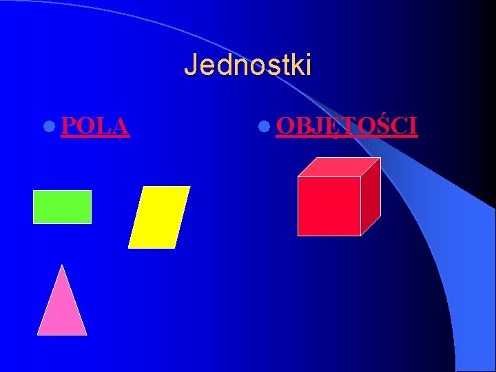 Jednostki l POLA l OBJĘTOŚCI 