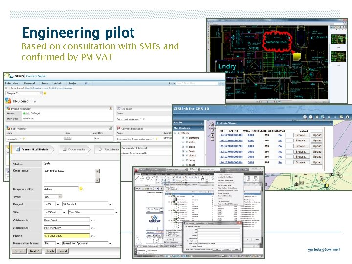 Engineering pilot Based on consultation with SMEs and confirmed by PM VAT 