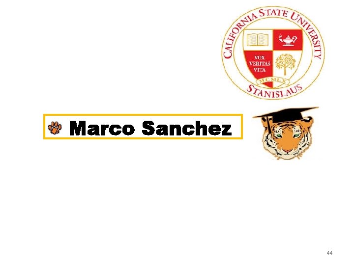Marco Sanchez 44 Marco Sanchez 44