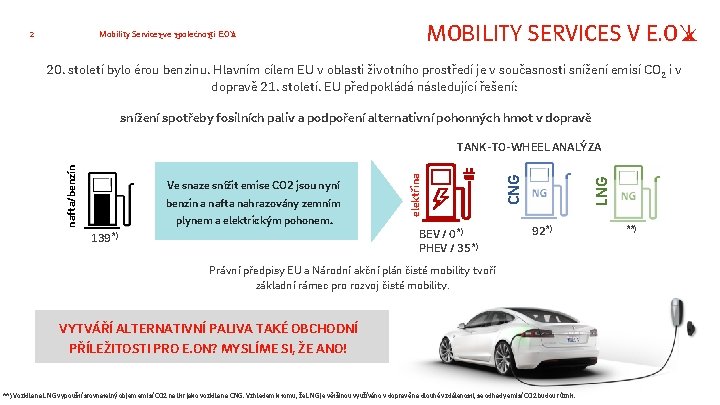 2 MOBILITY SERVICES V E. ON Mobility Services ve společnosti E. ON 20. století