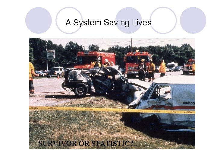 A System Saving Lives SURVIVOR OR STATISTIC? 