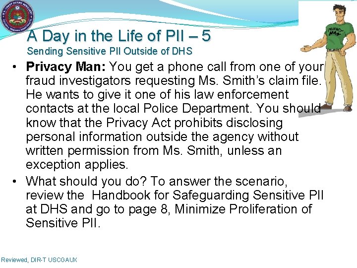 A Day in the Life of PII – 5 Sending Sensitive PII Outside of